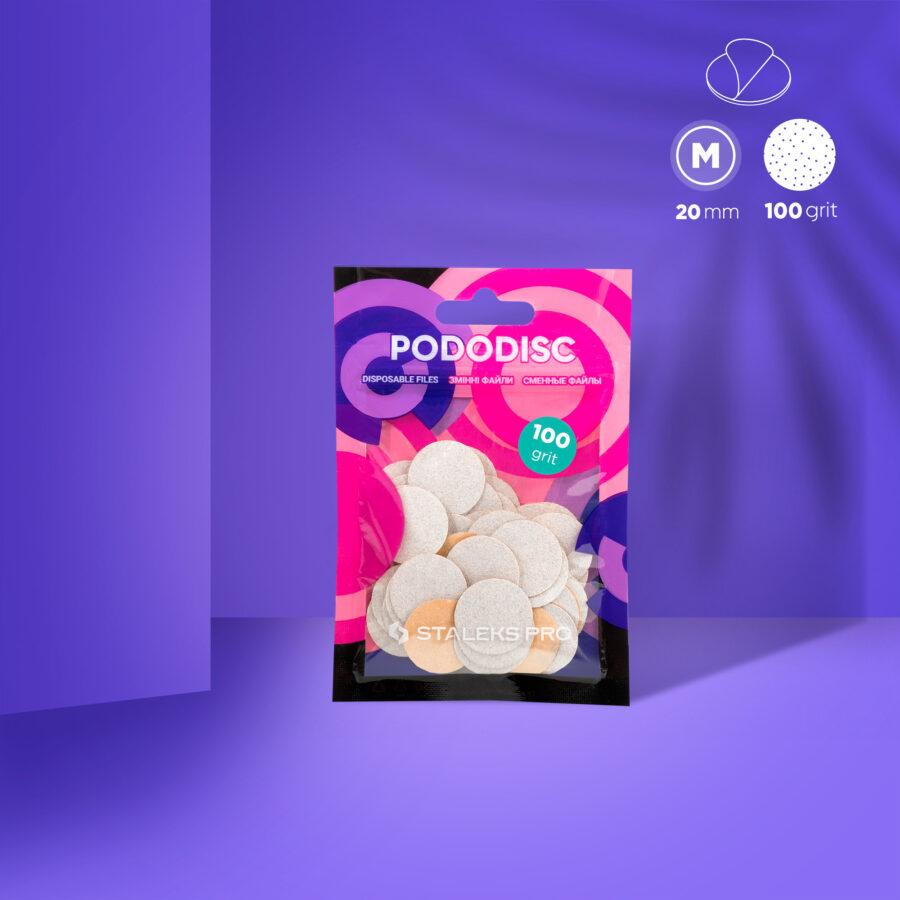 Ersatzpads PODODISC STALEKS PRO M 100 Körnung (50 Stk.)