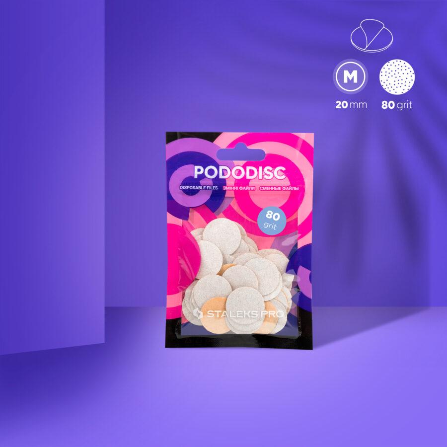Ersatzpads PODODISC STALEKS PRO M 80 Körnung (50 Stk.)